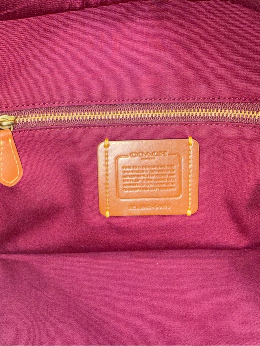 Coach Dreamer 27 Signature Canvas Chalk Leather Satchel Gold Tone w/ Strap - Picture 8 of 11